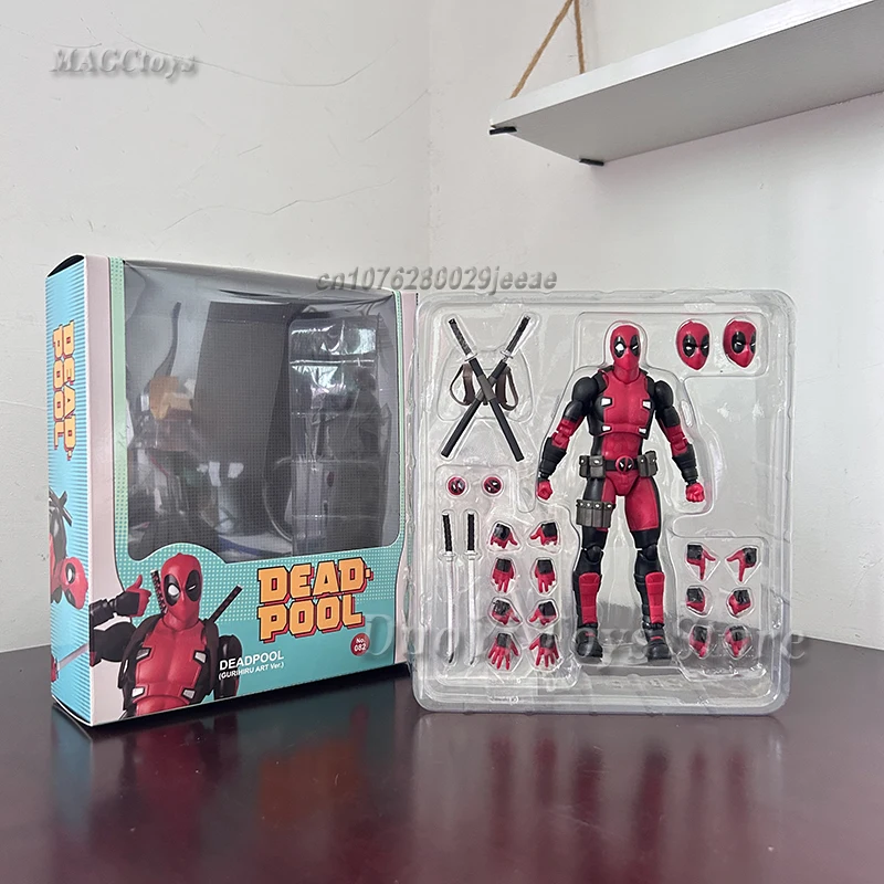 Mafex 082 X-Men Deadpool Action Figure Comic Version Collectable Model Toy Doll Gift - Image 5