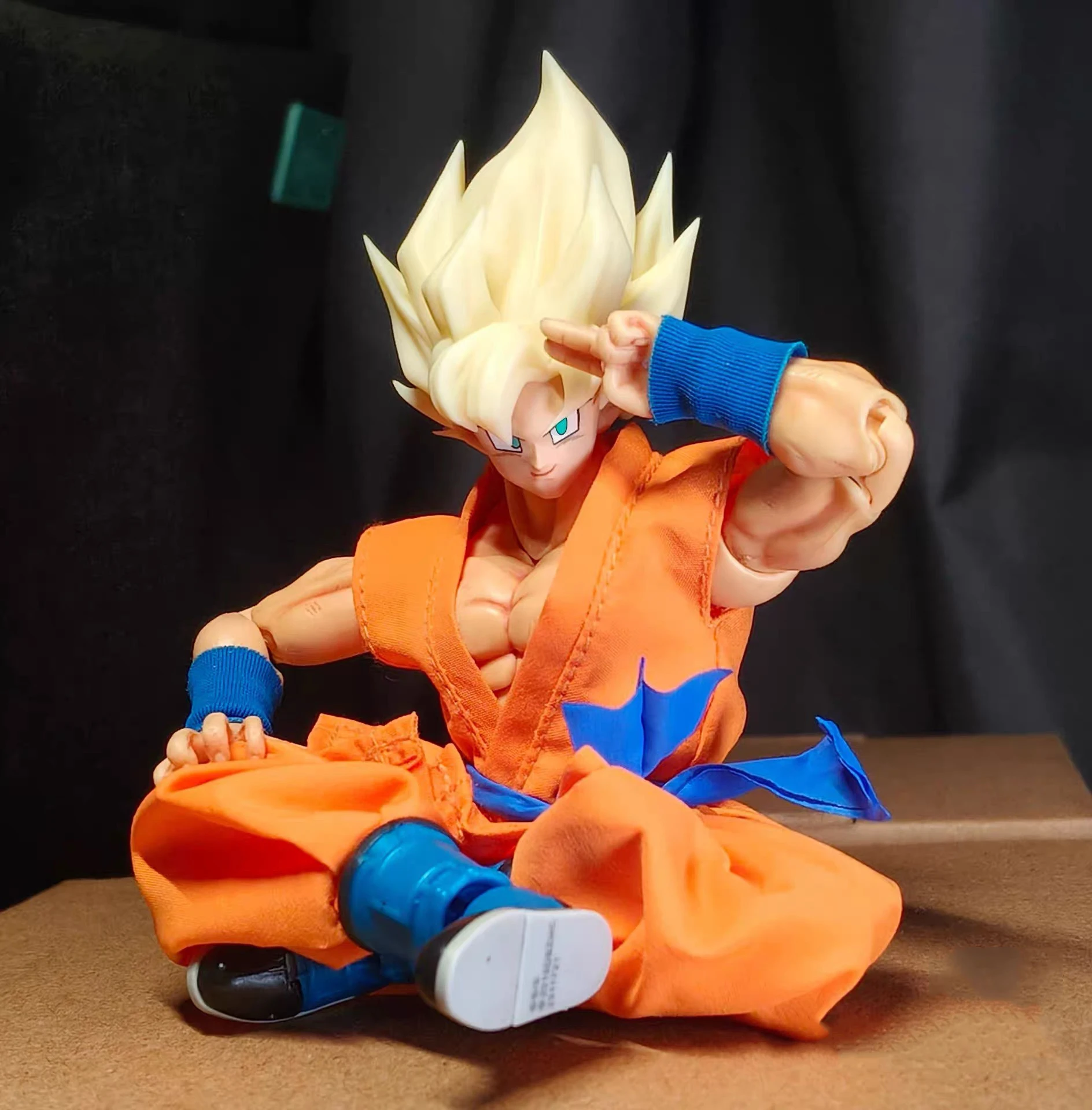 Handmade 1/12 Scale Male Soldier Classic Character Vest Top Pants Wrist Protection Waist Belt Set for SHF Action Figure - Image 5