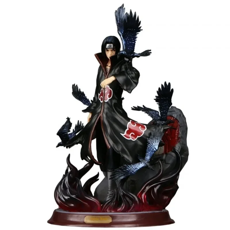 Naruto Anime Figure Uchiha Itachi Pvc Action Figure Toy Naruto Shippuden Uchiha Itachi And Crow Collection Model Toy 25cm - Image 4