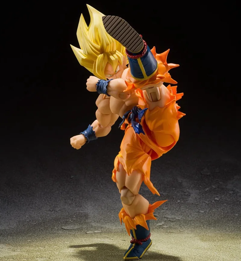Dragon Ball Z Son Goku SSJ Battle Damage Legendary Super Saiyan Action Figure Model Toys Joint Movable Doll Christmas Present - Image 3