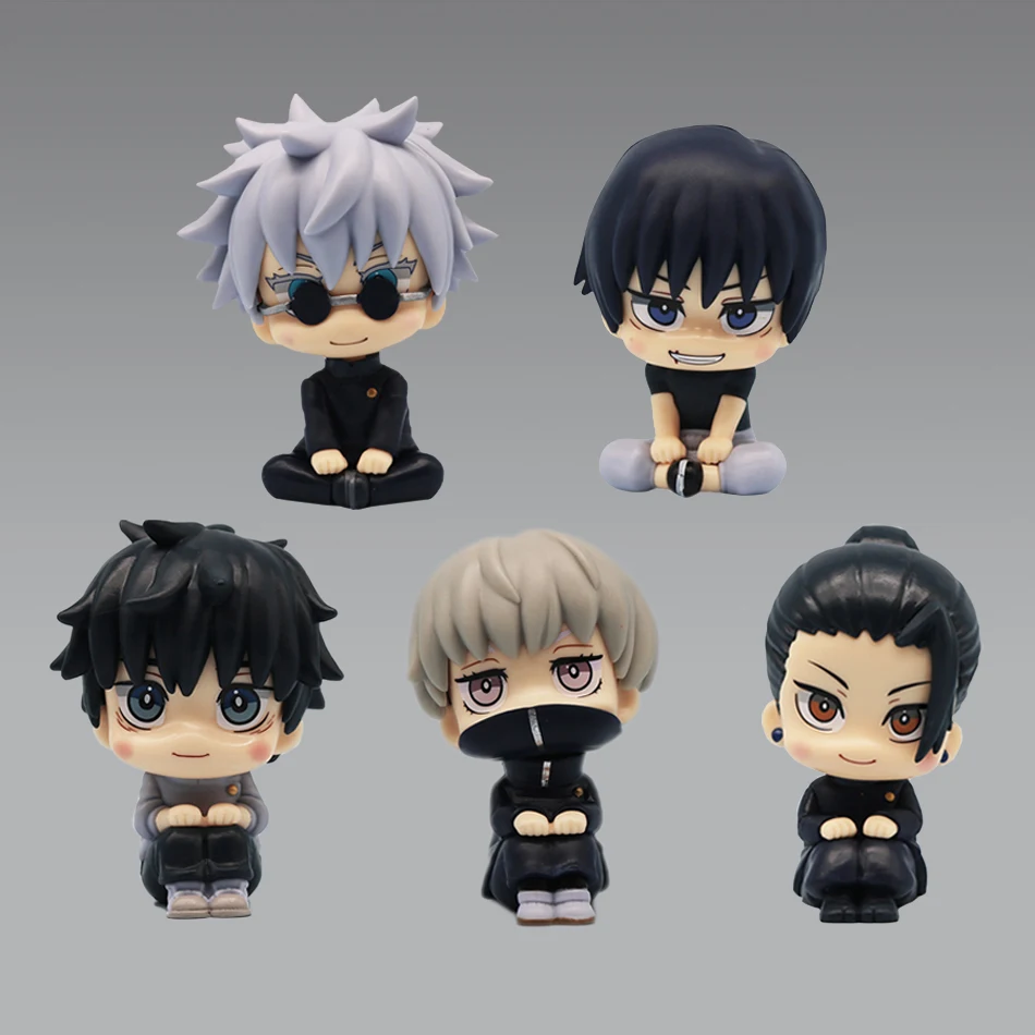 10cm Jujutsu Kaisen Mini Figures Satoru Gojo Figure Action Geto Suguru Figurine Q Version Anime Model PVC Collection Toys Statue - Image 10