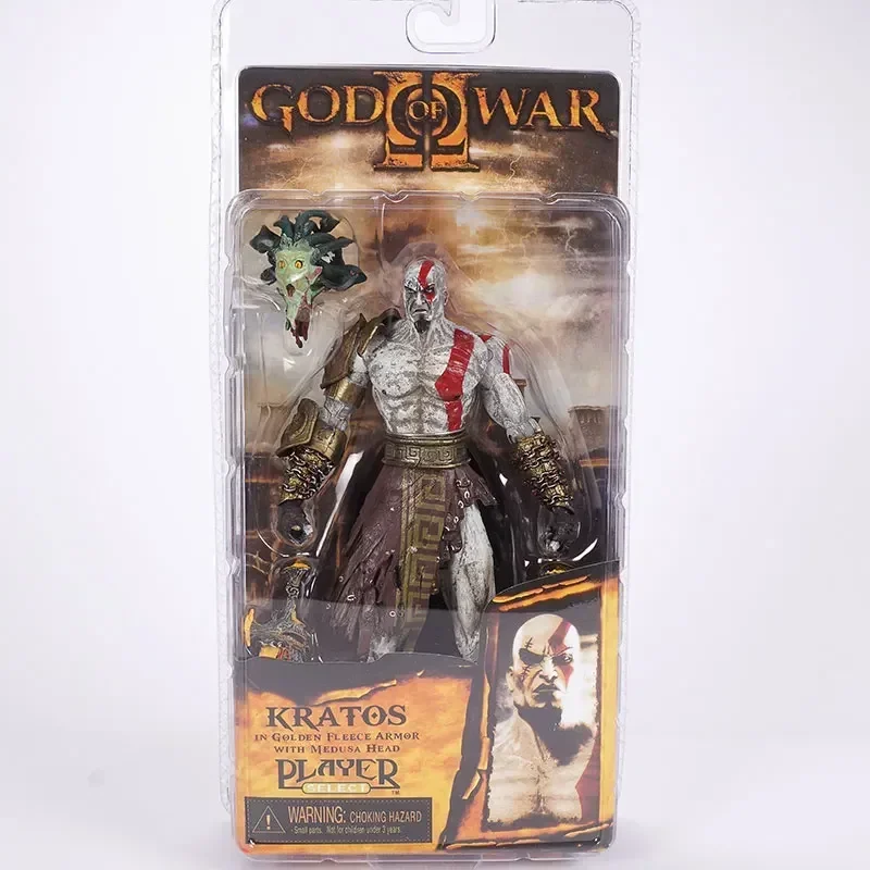 Classic Game NECA God of War 2 II Kratos In Ares Armor W Blades 7″ PVC Action Figure Toy Hot Retail
