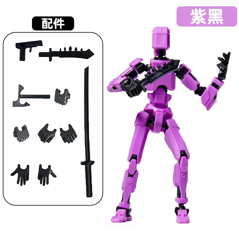 Dummy 13 Action Figure Toys for Kids Lucky 13 Multi Jointed Movable Shapeshift Robot 3D Printed Man Action Figures Children Toy - Image 7