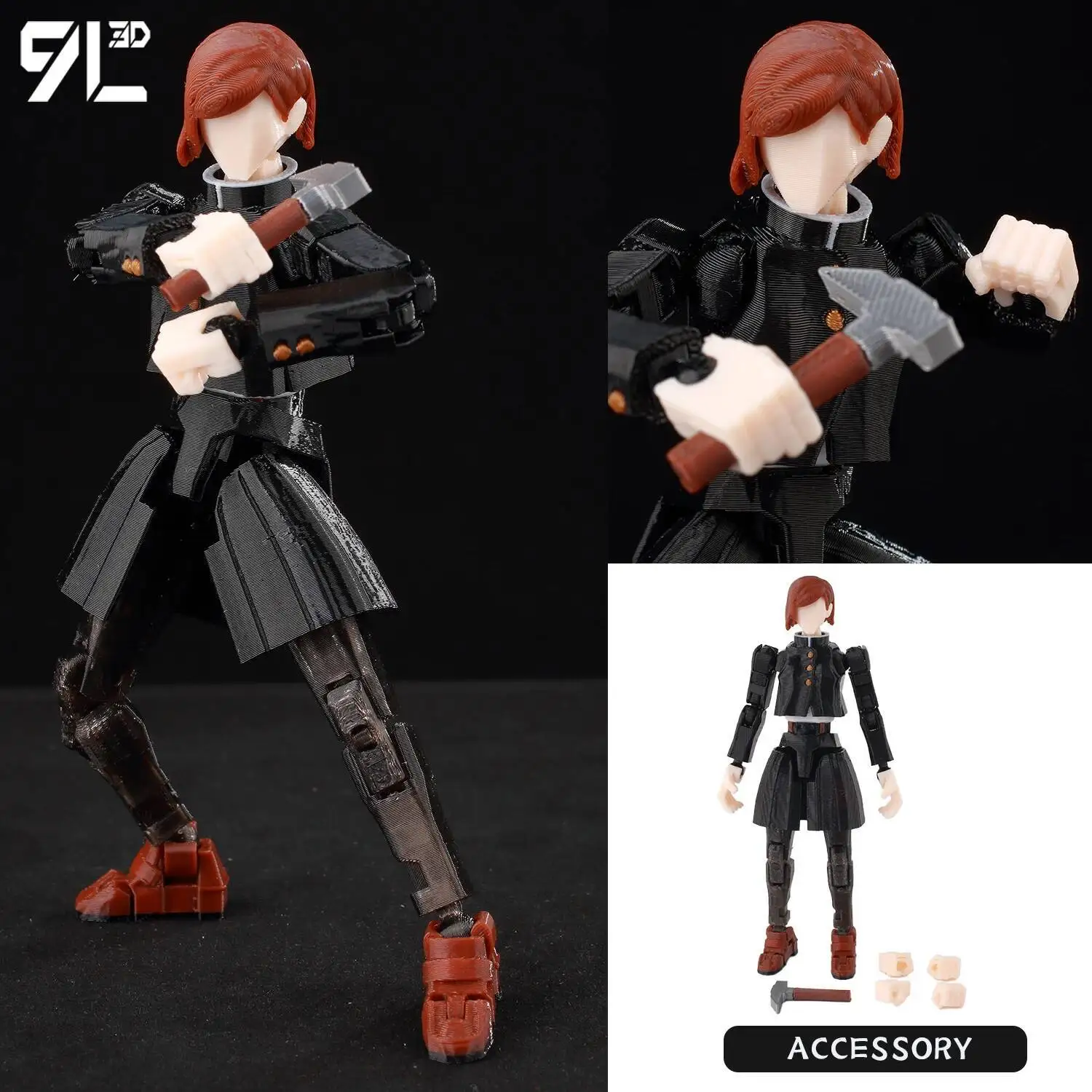 9L3D Lucky13 Gojo Sukuna Jujutsu Fushiguro Toji Gojo Satoru Action Figure Dummy13 T13 Multi-Jointed Collectible Toys Titan13 - Image 25