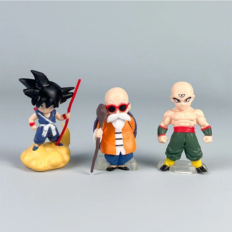 8pcs/lot Dragon Ball Mini Figure Super Saiyan Goku Vegeta Action Figure Collection Model Toys - Image 4