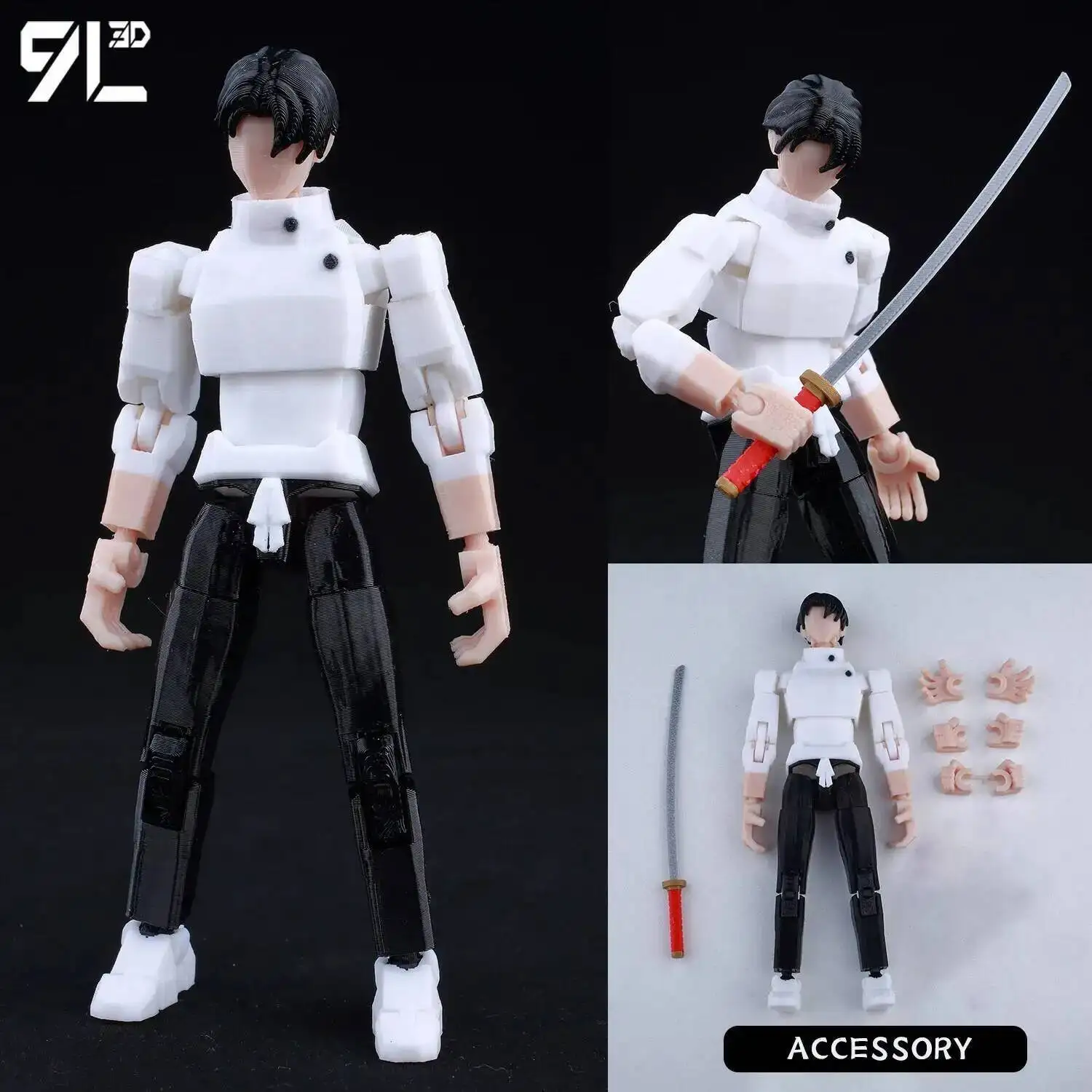 9L3D Lucky13 Gojo Sukuna Jujutsu Fushiguro Toji Gojo Satoru Action Figure Dummy13 T13 Multi-Jointed Collectible Toys Titan13 - Image 17