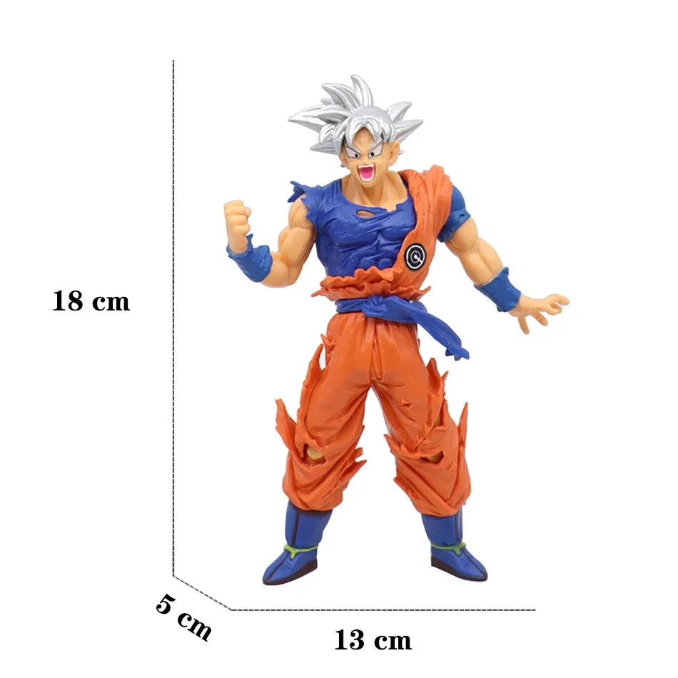 15-18cmAnime Dragon Ball Z Figure Super Saiyan Goku Vegeta Tien Shinhan Vegetto Action Figure Pvc Statue Collection Model Toys - Image 9