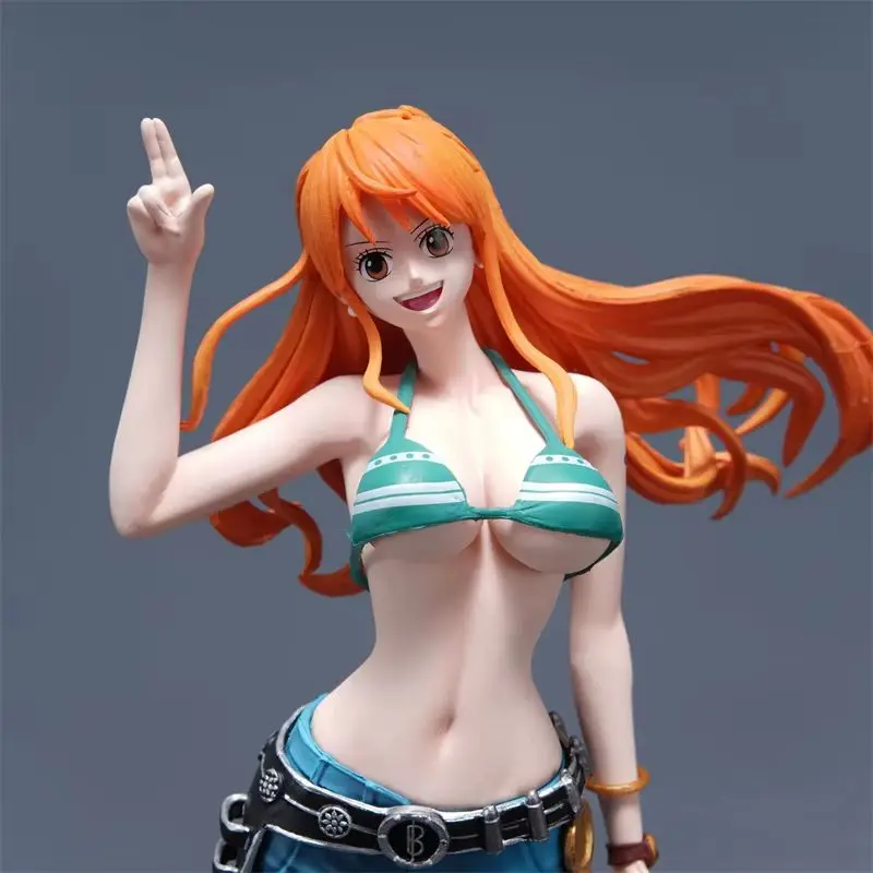 One Piece Anime 25cm C2 Nami Figure Two Years Later Beautiful Girl Pvc Model Statue Female Resonance Collectible Toys Gifts - Image 4