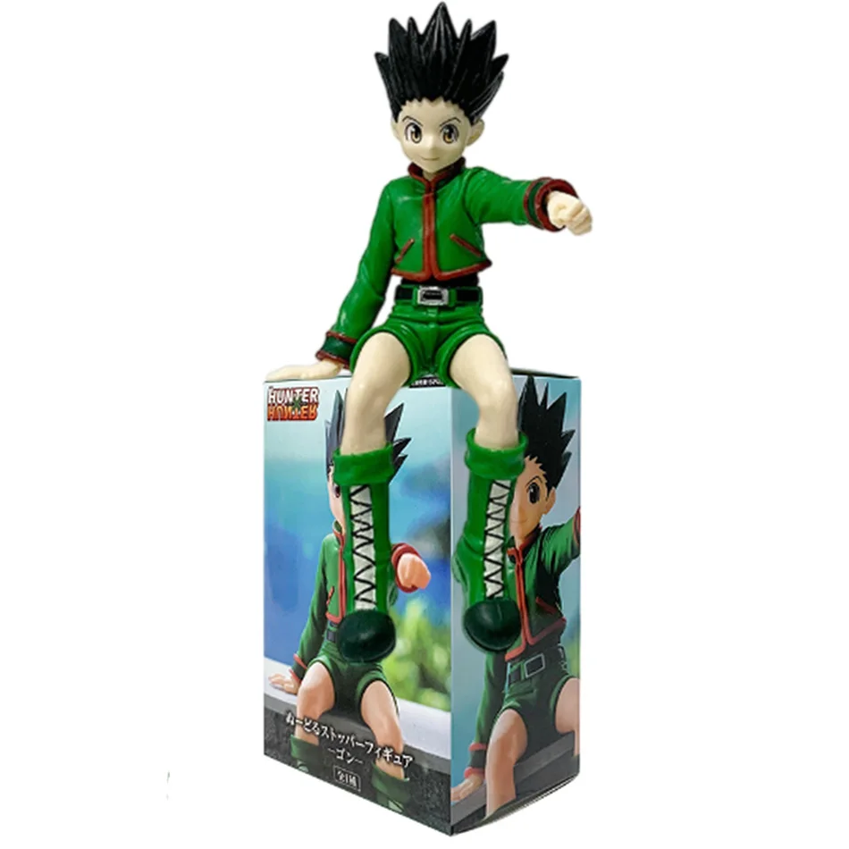 15cm Hunter×Hunter Gon Killua Action Figure Noodle Stopper Model Toys Decorations GON·FREECSS Killua Zoldyck PVC Model Toys