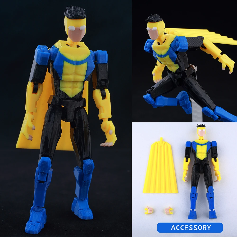 3d Printed Dummy13 Lucky 13 Invincible Conquest Anime Action Figures Mark Omni Man Cartoon Model Collectible Toys Gifts - Image 14