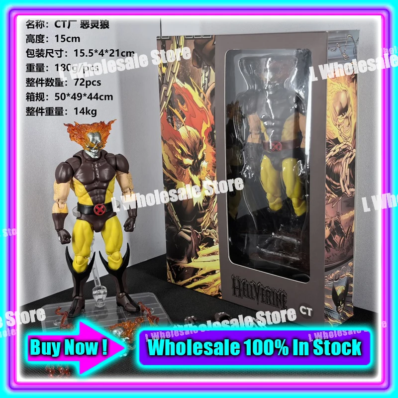 In Stock Mess Toys Superior Symbiote Scarlet Spider Ct Toys Spiderman Daredevil Batman Wolverine Anime Action Figure Gifts Toys - Image 14