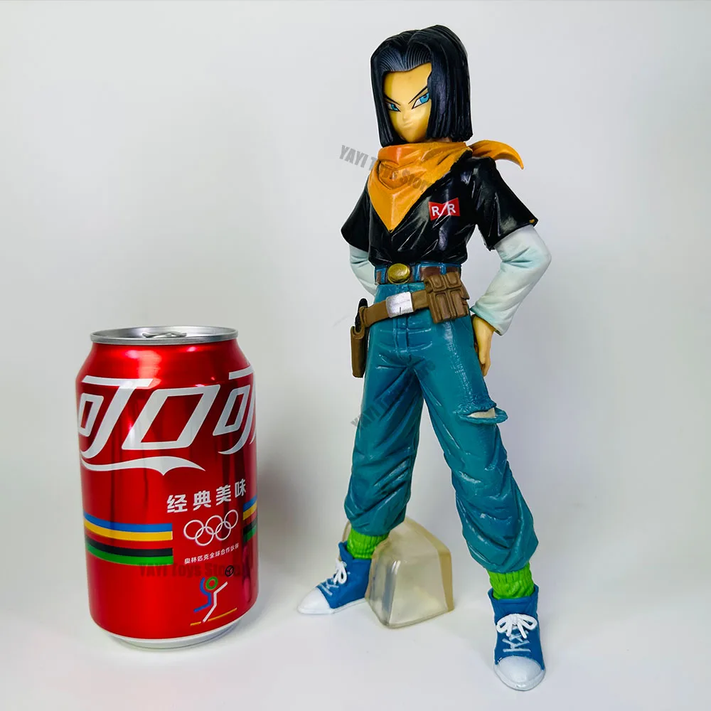25CM Anime Dragon Ball Z Android 17 18 Figure Android 18 PVC Action Figures Collection Model Toys for Children Christmas Gifts - Image 8