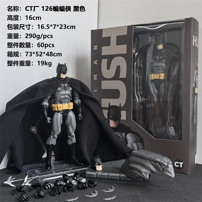 CT Toys Batman Figure Batman Mafex 105 Blue Version Bat Man Action Figures DC Justice League Hush Figurine Collection Toy gifts - Image 7