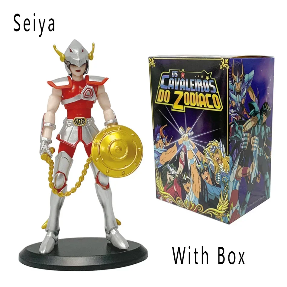 In Stock Anime Figure Phoenix Ikki Hyoga Seiya Shiryu Standing Armor Model Children's Toys PVC Box Desktop Collection Toys - Image 4