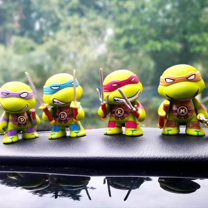 4pcs/Set Ninja Turtle Anime Figure Neca TMNT Limited Edition Action Figurine Statue Action Figurine Movable Model Toys Gifts - Image 3