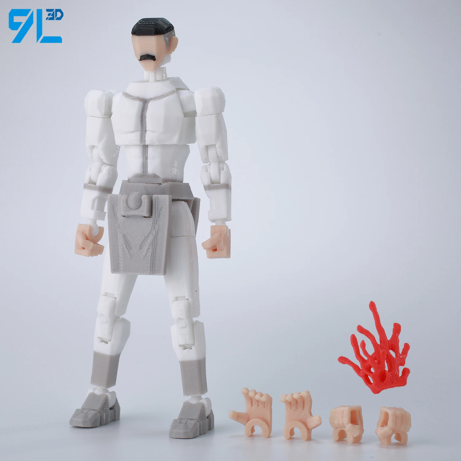 9L3D Superhero Team Invincible Boy Heroes Action Figure Lucky13 Dummy13 Multi-Colored T13 Multi-Jointed Collectible Toys Titan13 - Image 12