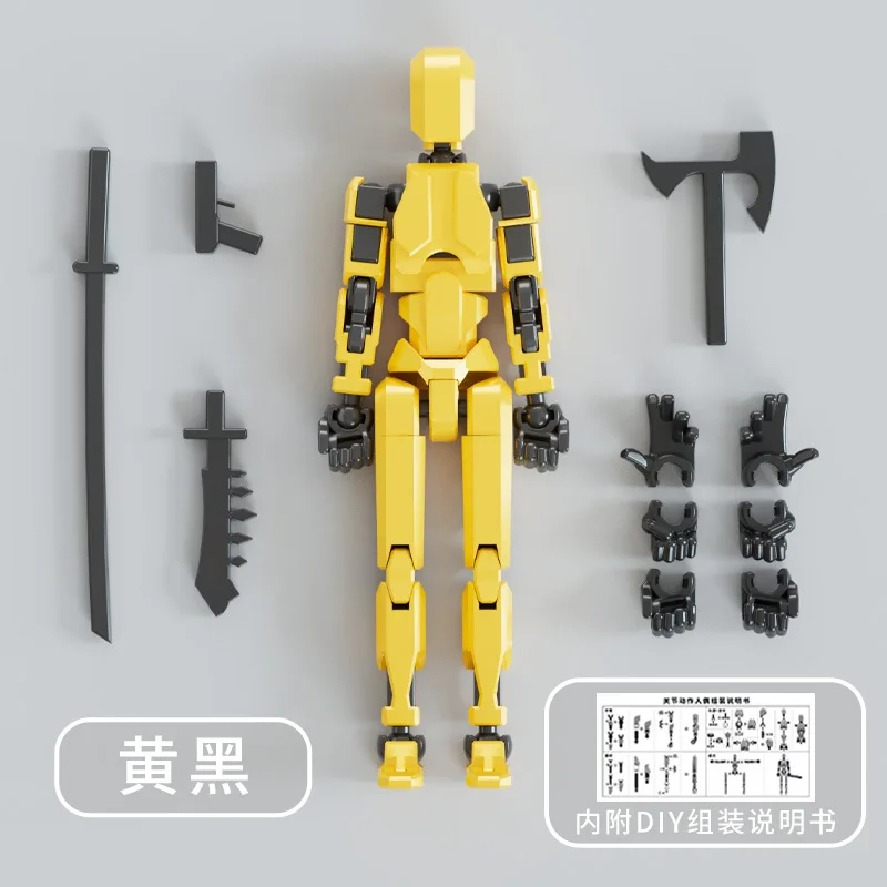 Dummy 13 Action Figure Toys for Kids Lucky 13 Multi Jointed Movable Shapeshift Robot 3D Printed Man Action Figures Children Toy - Image 10