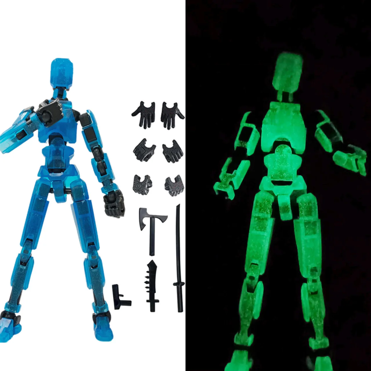 Dummy 13 Action Figure Toys for Kids Lucky 13 Multi Jointed Movable Shapeshift Robot 3D Printed Man Action Figures Children Toy - Image 8