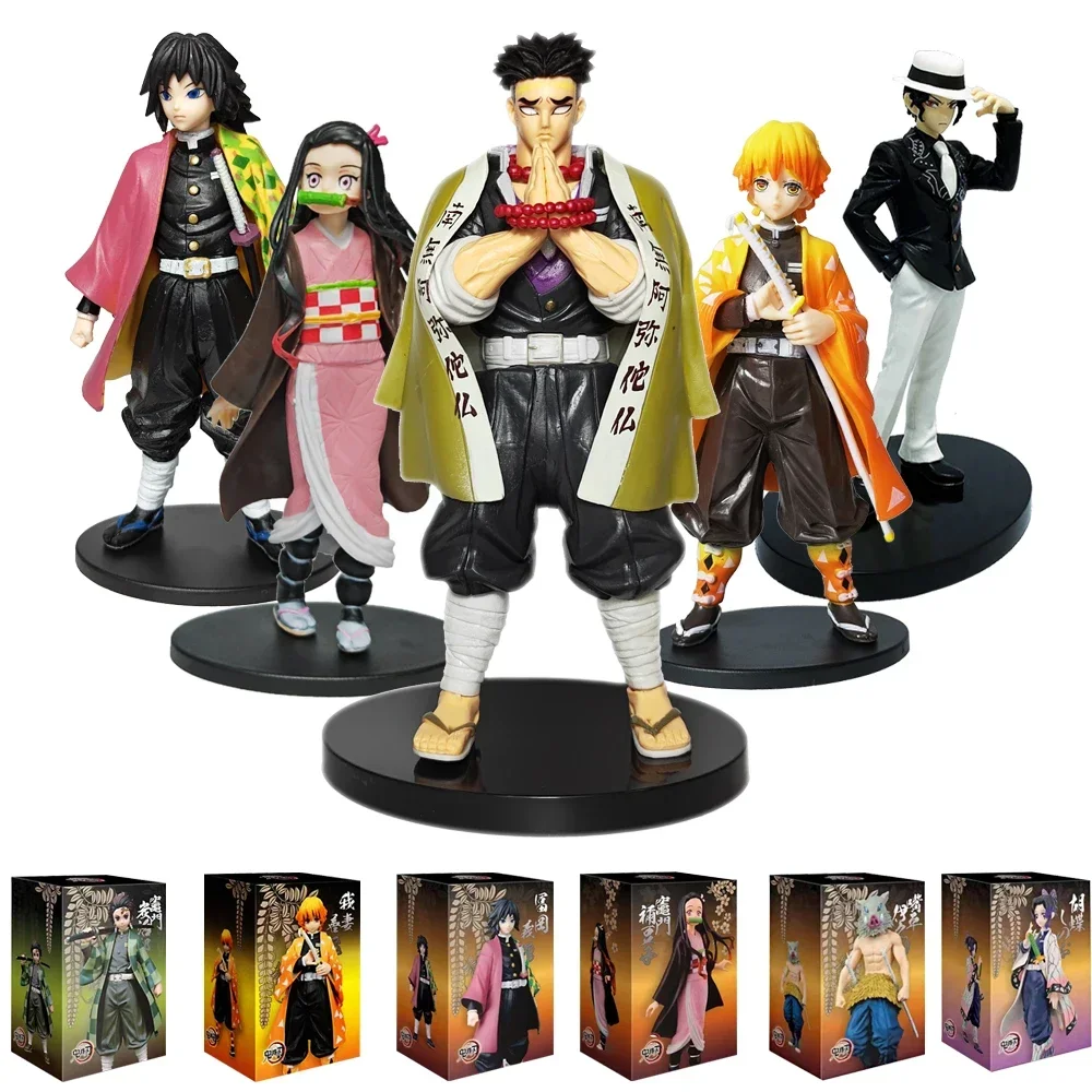 Anime Kamado Tanjirou Nezuko Demon Slayer Figure Action Figures PVC Model Toys Zenitsu Figurine Inosuke Kimetsu No Yaiba Figura - Image 4