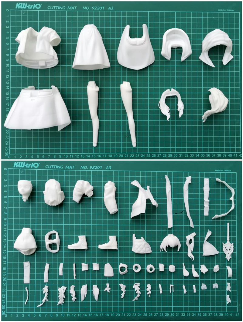 HD GK Resin Figure Kit Trikt LAVENDER QUARTZ RANA Unpainted Garage Resin Kit - Image 3