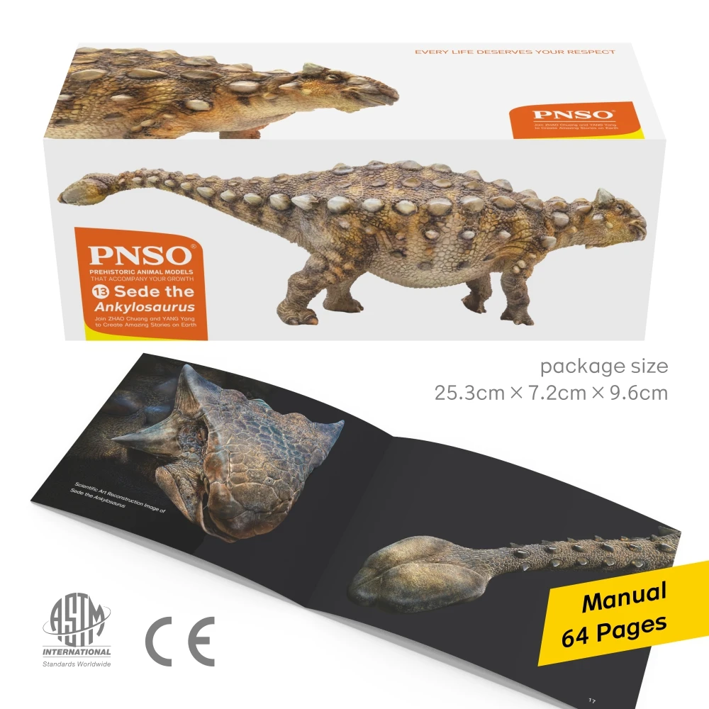 PNSO Detailed Dinosaur Models: 13Sede The Ankylosaurus - Image 4