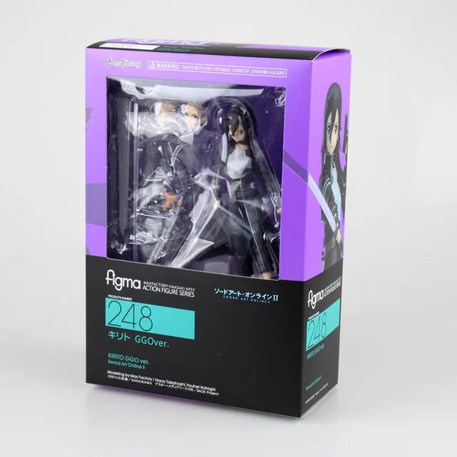 Anime SAO Kirito Kazuto Asuna Figma 174 178 241 248 PVC Action Figure Statue Collectible Model Toys Doll Gifts - Image 8