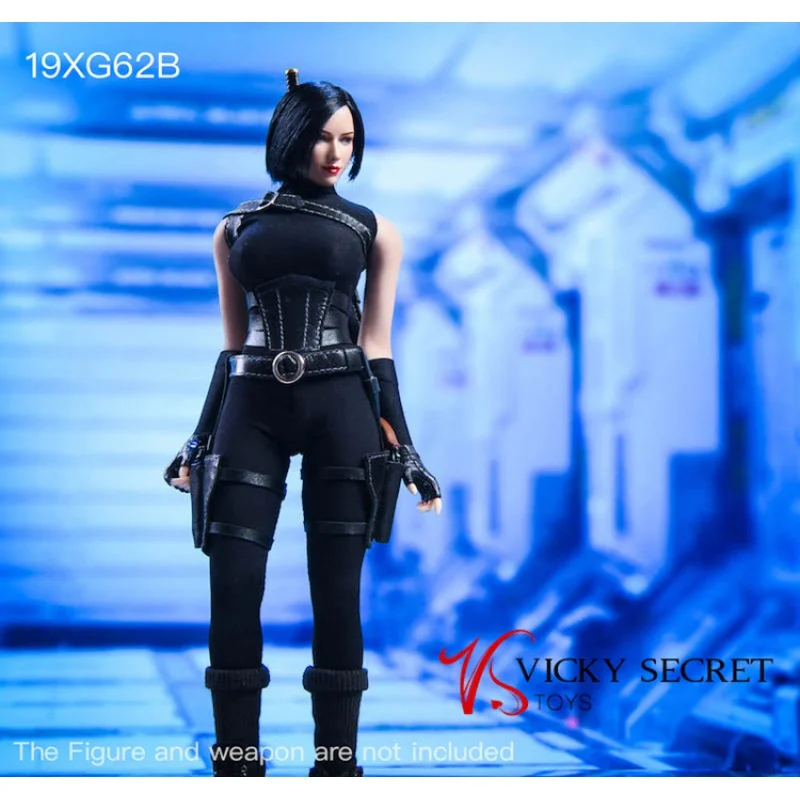 VSTOYS 19XG62 1/6 female figure clothes black phoenix white phoenix assassin suit tights 12 inches action figure