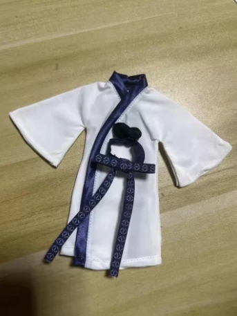 Handmade 1/12 Japanese Anime College Uniform Frock Taoist Robe Combat Clothing Accessories for SHF Romankey Action Figure - Image 19