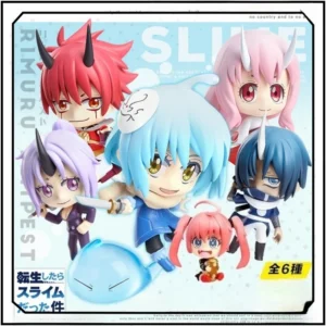 That Time I Got Reincarnated As A Slime Action Figure Rimuru Tempest Diablo Anime Figures Q Version Creativity Ornament Gift