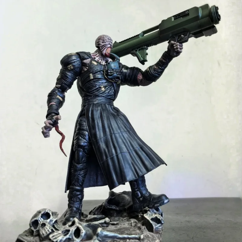 1/12 Patriot Resident Evl Nemesis-T Type Big Boss Action Figure Biohazard Original Game Collection Pvc Movable Model Toys Gift