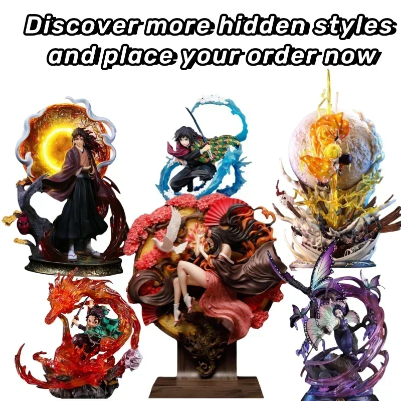 Demon Slayer Figure Anime Blind Box Mystery Box Kamado Nezuko Tanjirou Hashibira Inosuke Exquisite Figurines Surprise Box - Image 5