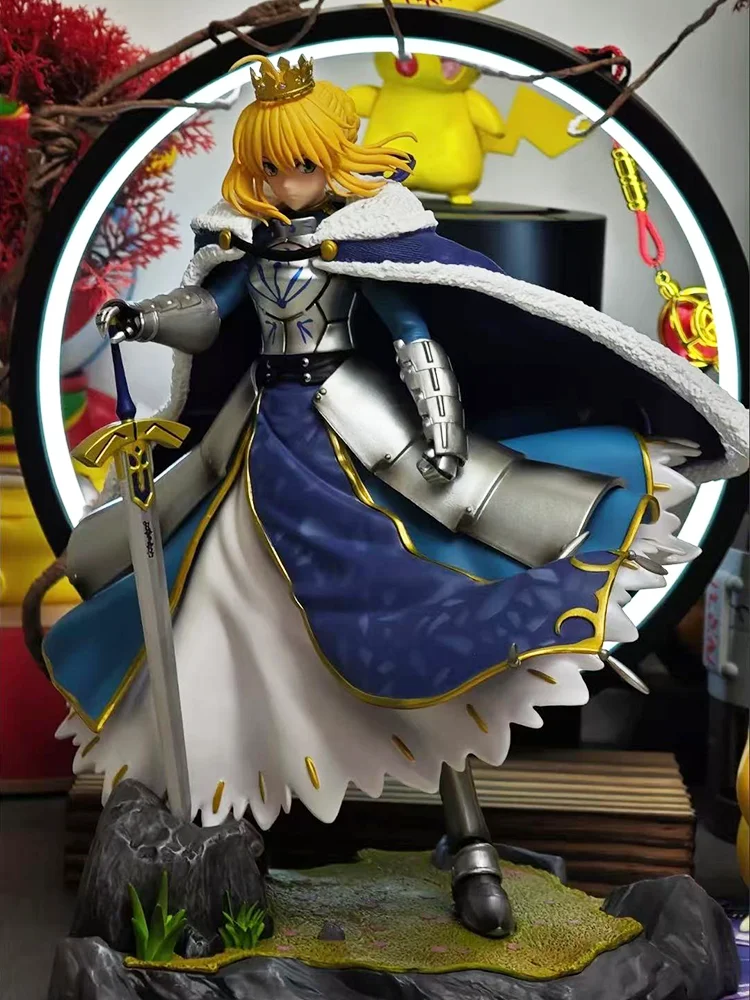 Fate/stay Night Altria Pendragon model Anime Figure Toy Ornament Collectibles 27cm Boys Festival Gifts
