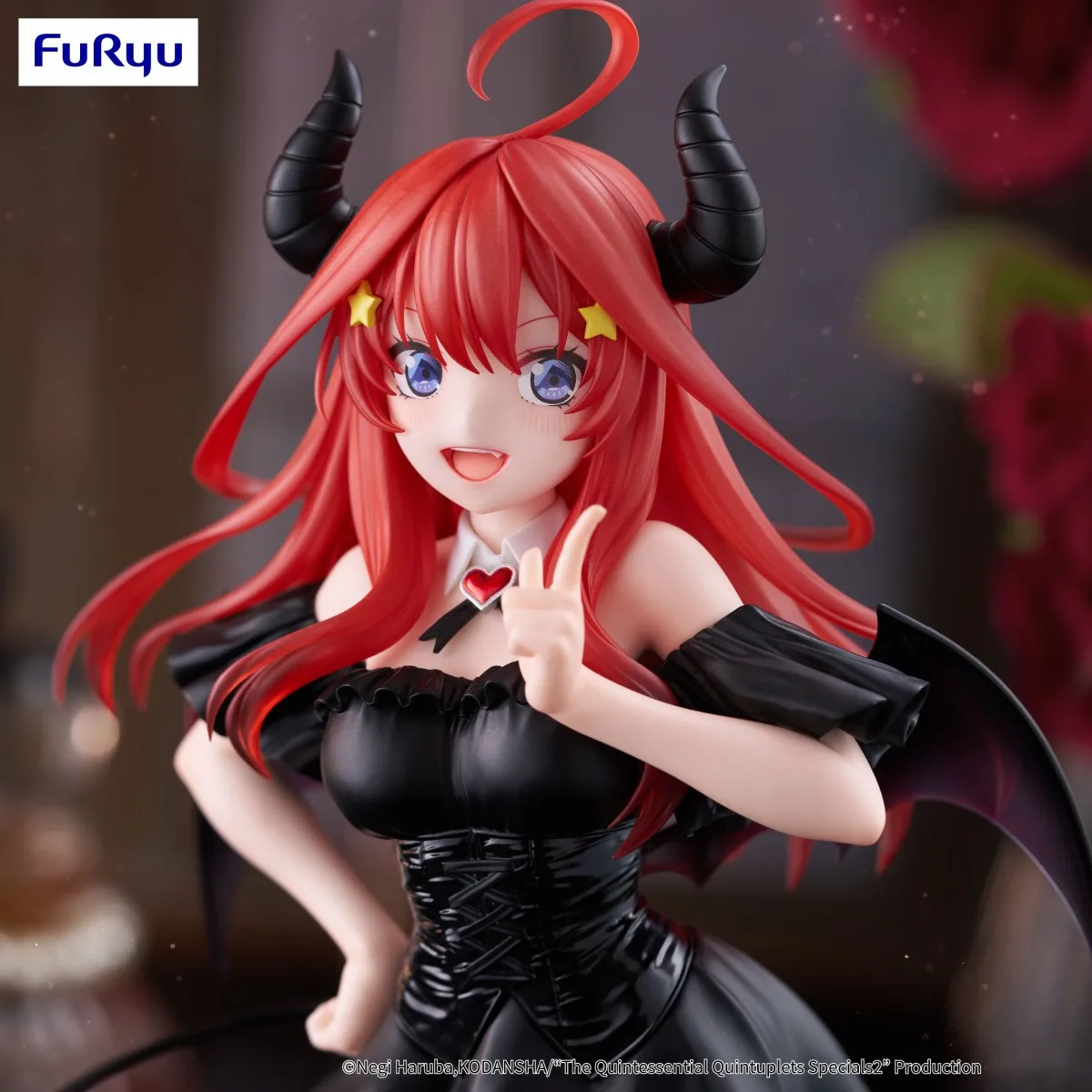 Original FuRyu Bicute Dark Anime The Quintessential Quintuplets Nakano Itsuki Action Figure Toys PVC Model Collection Status