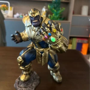 36cm Tall Thanos Avengers Endgame GK Statue, Marvel Premium Collectible Model Sculpture Desktop Display Figure