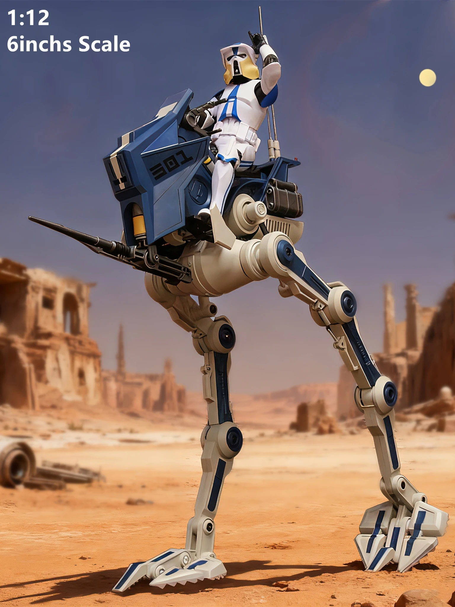 6inchs Scale 1:12 501st Legion AT-RT ATRT All Terrain Reconnaissance Transports Clone ARF Trooper 6" Action Figure Toys Doll