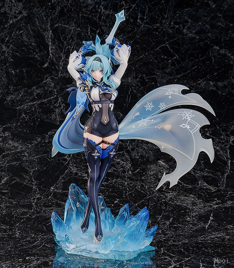 18CM Anime Game Genshin Impact Eula Lawrence Figure Cute Cool Anime Model Toys Gifts Collection Action Figure  Ornaments PVC
