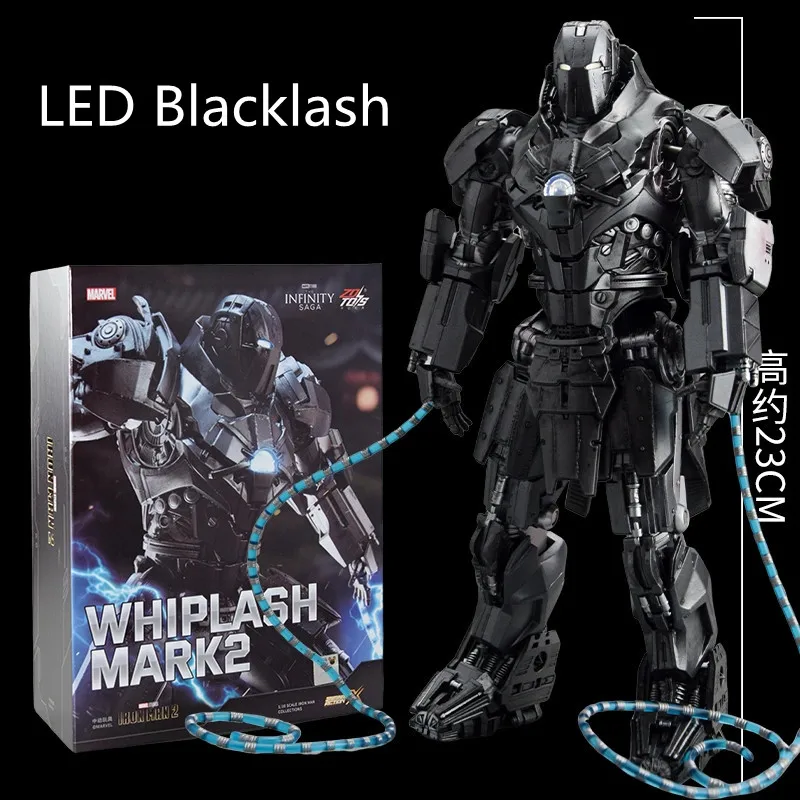 Original ZDTDS Iron Man Tony Stark Whiplash Blacklash Iron Monger MK3 Action Figure Collection Movie Model Doll Toys XMAS Gifts - Image 8