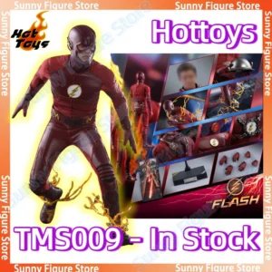 In Stock Original HotToys Hot Toys HT TMS009 The Flash 1/6 Anime Action Figure Toys Models Collection Hobby PVC Gift