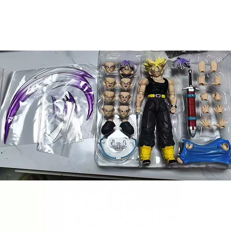 Tonsenarttoys Tonsen Arttoys Kamione Trunks 05a 05b Dragon Ball Z Super Saiyan SSJ SSJ2 Anime Action Figures Models Toys Gifts - Image 4