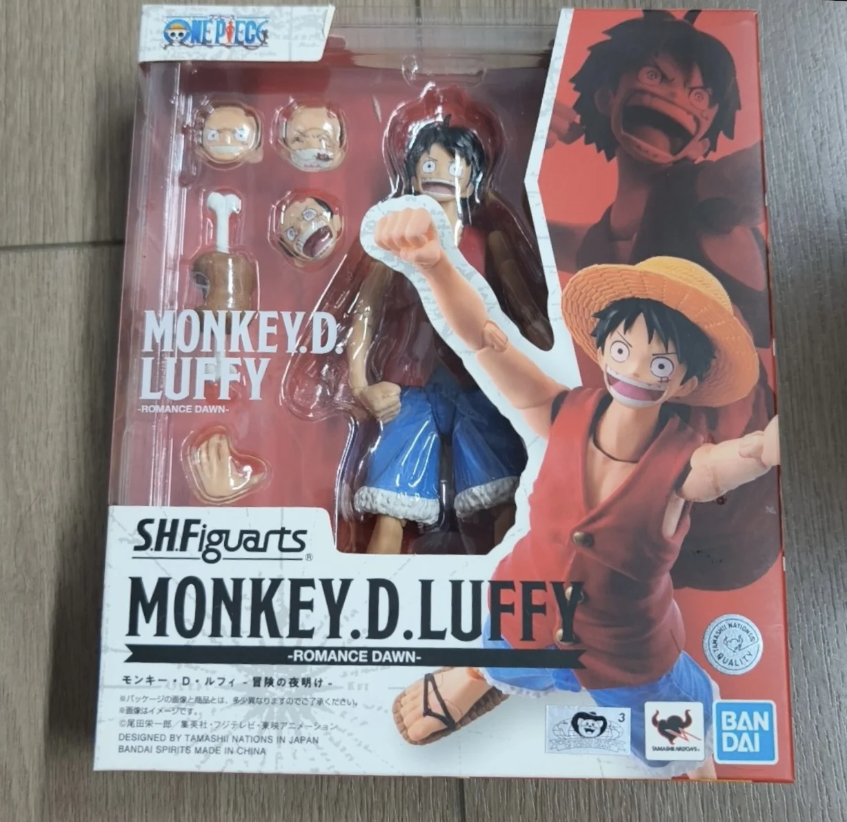 100% Original Bandai S.H.Figuarts SHF One Piece Monkey D. Luffy Romance Dawn in Stock Anime Collection of Action Figures Model - Image 11