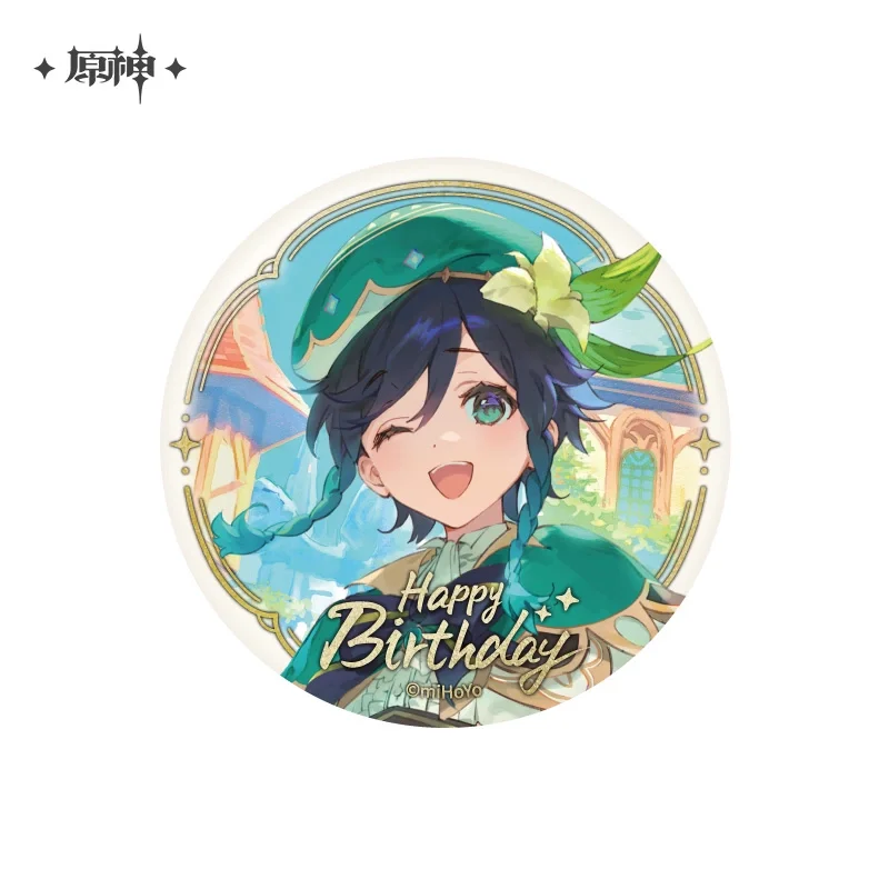 Sunsyea Official Genshin Impact Merch From miHoYo Venti Badge Anime Collection - Image 19