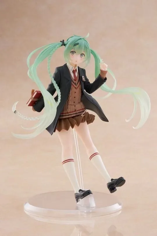 Judai Original TAITO Vocaloid Hatsune Miku Fashion Preppy PVC Action Figure Model Toys