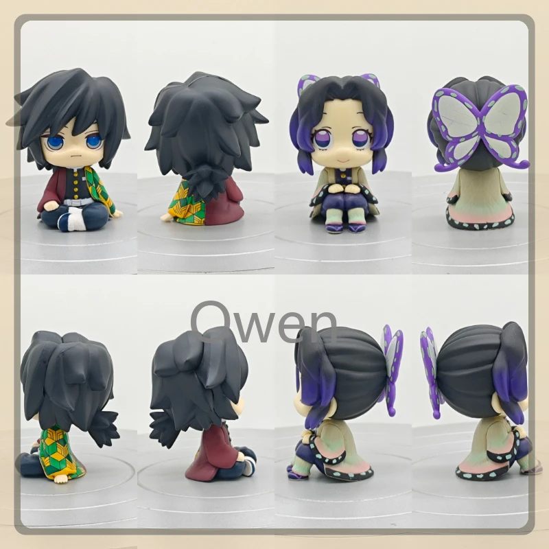Tomioka Giyuu Anime Demon Slayer Kimetsu No Yaiba Figurine Kochou Shinobu Action Figures PVC Model Statue Collection Toys Gifts