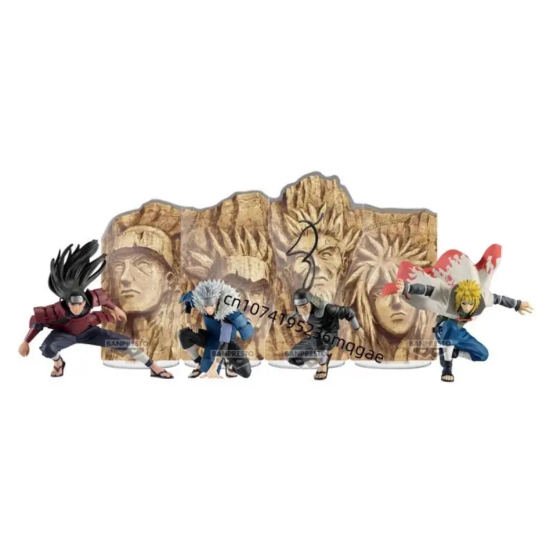 Original In Stock Bandai Naruto: Shippuden Namikaze Minato Senju Tobirama Hashirama PANEL SPECTACLE Anime Action Figures Model