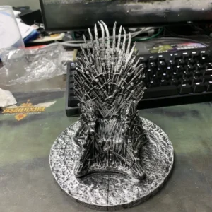 Game of Thrones Iron Throne Retro PVC Figure Statue, Phone Holder Stand, Exquisite Gift Ornament