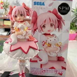 Original Genuine Sega Kaname Madoka Tamaki Iroha Anime Action Pvc Figure Model Doll Toy Figurine Collectiable Ornament Gift Kids