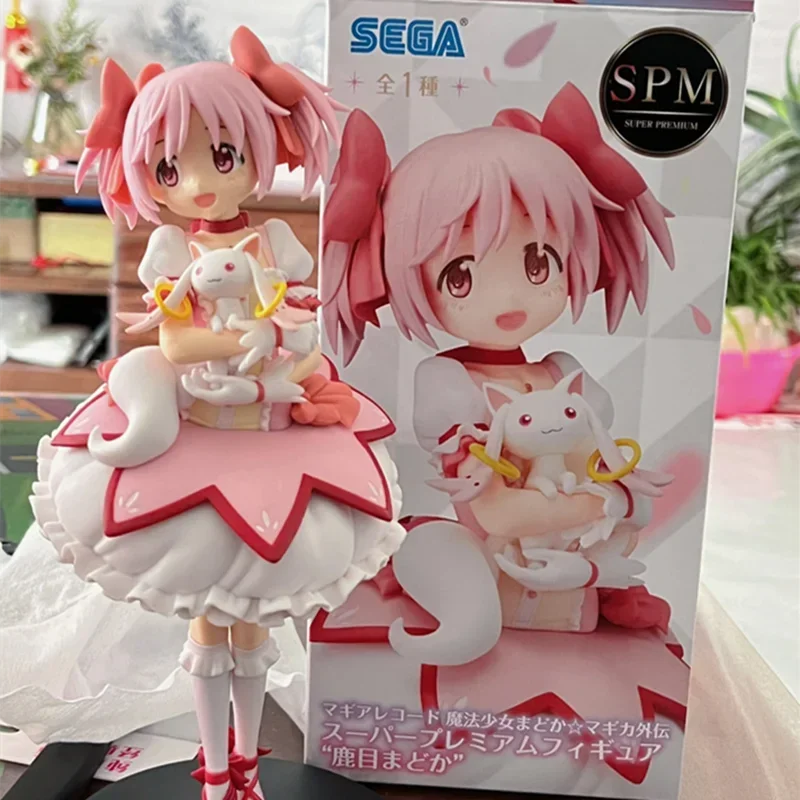 Original Genuine Sega Kaname Madoka Tamaki Iroha Anime Action Pvc Figure Model Doll Toy Figurine Collectiable Ornament Gift Kids