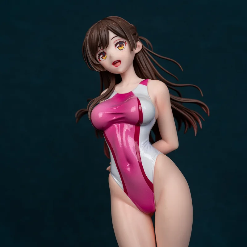 26cm Anime Swimsuit Ichinose Chizuru Standing Posture Action Figure Pvc Model Statue Toys Doll Desk Decor Collectible Gift