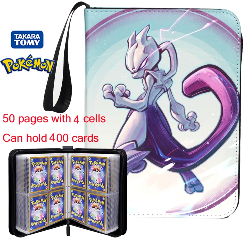 @New Pokemone Card Album PU Zipper Photo Album Collection Book Anime Figure Album Hobby File Kids Toy Gifts In Stock - Image 8
