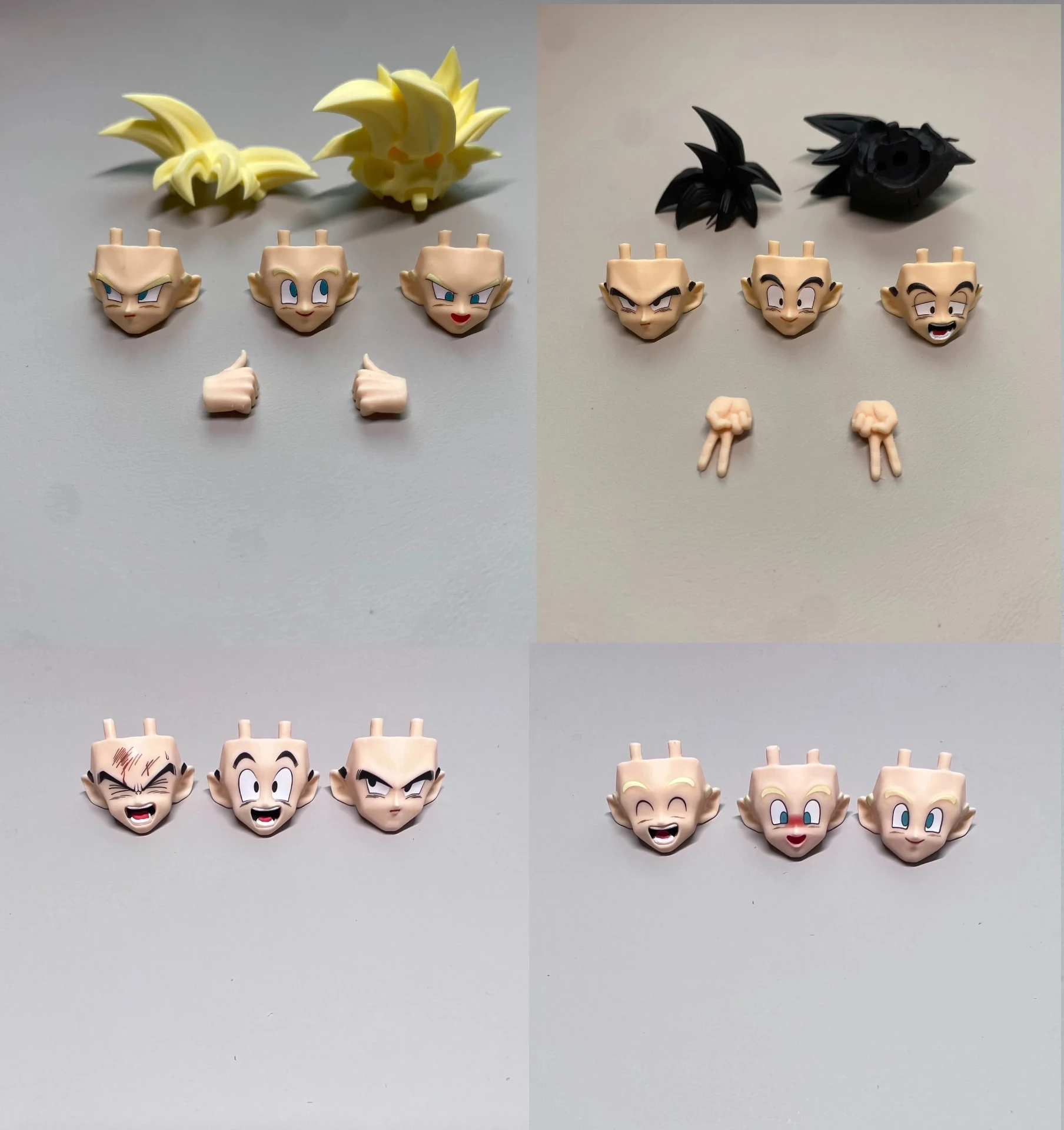 New Ko Hm&Air Shf Dragon Ball Z Ssj Son Gohan Ha001-004 Dlc Heads Accessories Anime Action Figures Model Collection Gifts Toys - Image 12
